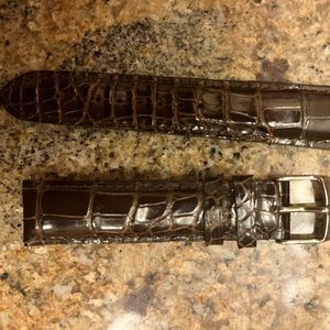 Michelle Brown Crocodile Watch Strap